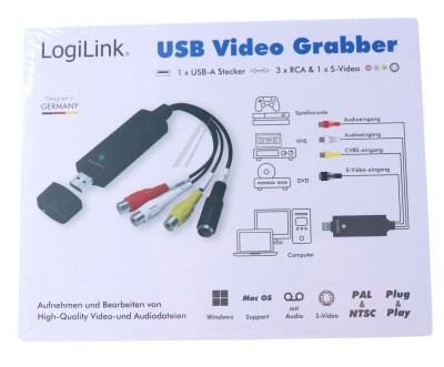 Convertor analog digital USB 2.0 VG0030 LOGILINK foto