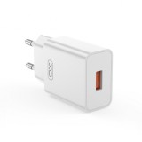Incarcator Retea XO Design L127, 18W, 3A, 1 x USB-A, Alb