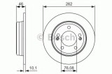 Disc frana KIA SOUL II (PS) (2014 - 2016) BOSCH 0 986 479 052