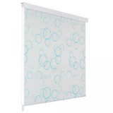 Cumpara ieftin Roletă perdea de duș 100x240 cm Model bule, vidaXL