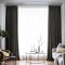 Draperie din catifea blackout cu rejansa din bumbac tip fagure, Madison, 200x225 cm, densitate 700 g/ml, Pine Tree, 1 buc