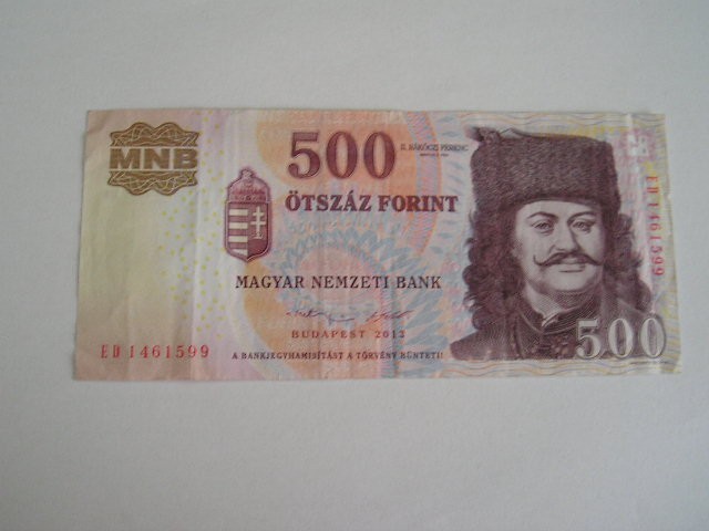 B11 14 - Bancnota foarte veche - Ungaria - 500 forint - 2012