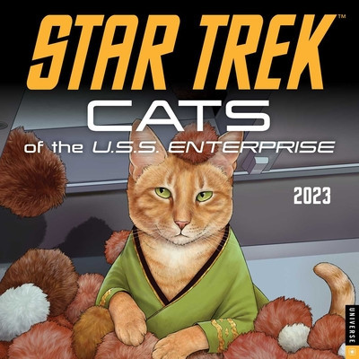 Star Trek: Cats of the U.S.S. Enterprise 2023 Wall Calendar foto