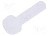 Șurub M2.5 Poliamidă 10mm Cap Rotund DREMEC 8G201M2.5X10 Plastic Izolant