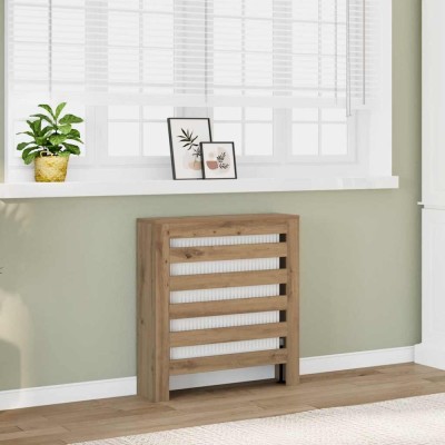 vidaXL Mască pentru calorifer stejar artizanal 78x20x82 cm lemn 852689 foto