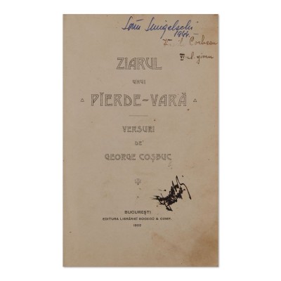 George Coșbuc, Ziarul unui pierde-vară, 1902 foto