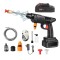 Pistol de spalat auto fara fir de inalta presiune, debit 240 l/h, presiune 3.5 Mpa, cu baterie 1