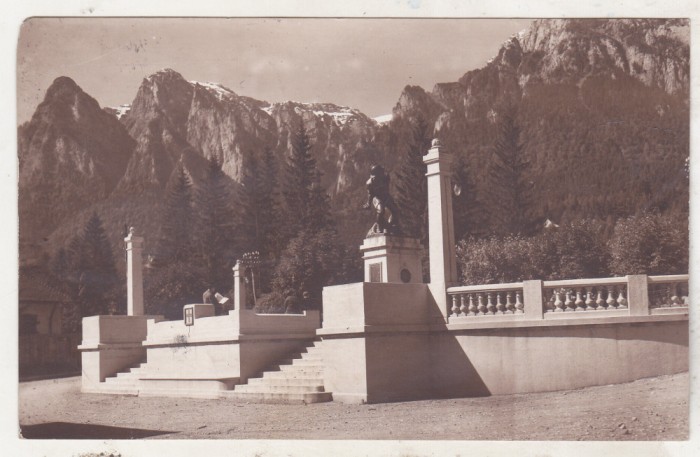 bnk cp Busteni - Monumentul Caporalului Musat - circulata 1930