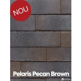 Placaj klinker Terca Pelaris Pecan Brown 21.5x6.5x1.4 cm