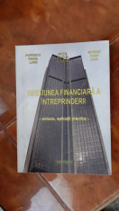 GESTIUNEA FINANCIARA A INTREPRINDERII SINTEZE APLICATII PRACTICE foto