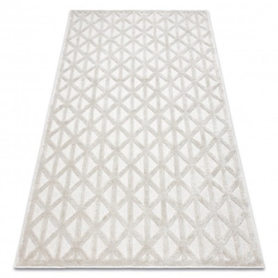 Covor SANTO SISAL 58500 Triunghiurile, geometric bej, 160x220 cm foto