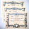 1922 ALBINA (lot 3 buc. consecutive)
