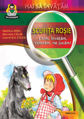 Scufita Rosie - Citim Invatam Coloram Ne Jucam! foto