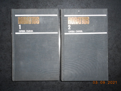 HORATIUS - OPERA OMNIA 2 volume (1980, editie cartonata) foto