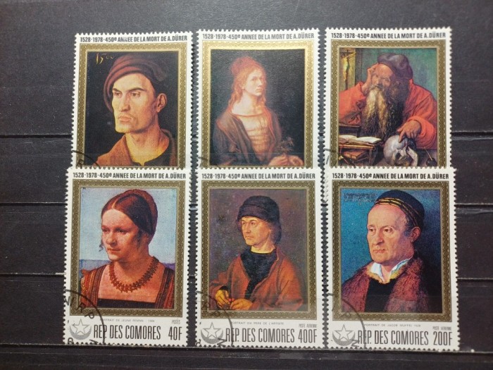 COMORE 1978-PICTURI DURER-SERIE CTO