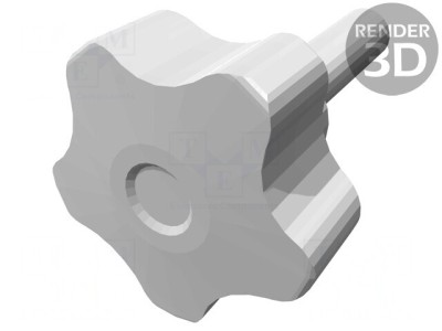 Buton Reglare Filet M8 Negru &amp;Oslash;32mm foto