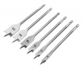 Set 6 Burghie Lemn Tolsen, 10-25mm, Otel Carbon, Prindere Rapida 1/4, Lungime 152mm