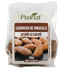 Samburi de Migdale Prajiti si Sarati 80 grame Pronat Cod: PRN08884 foto