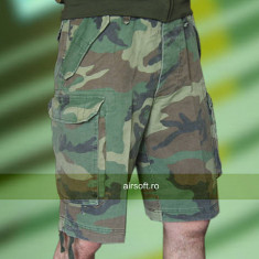 PANTALONI SCURTI MODEL PARATROOPER (WOODLAND)