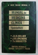 MANUAL DE MEDICINA CLINICA SPECIALITATI,EDITIA A IV-A-J.A.B. COLLIER,BUCURESTI 1997