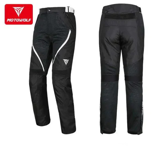 Pantaloni Moto MOTOWOLF Winter Warm - Confort și Protecție &Icirc;mpotriva Frigului și Umezelii, mesada de iarna detasabila, protectii certificate CE, regla