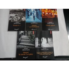 GEORGES SIMENON - 5 romane: Ecluza nr.1 / Maigret si informatorul / Maigret isi pierde cumpatul /Cainele galben /....