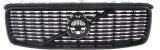 Grila radiator masca fata Volvo Xc90, 01.2015-2019, horizontal rungs, cu gauri senzor parcare; negru, B-Series, 31408442