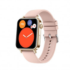 SmartWatch SMARTECH cu Apel Bluetooth, Microfon, Difuzor, Puls, Oxigen din sange, Tensiune arteriala, Monitorizare somn, Vreme, Calorii si Moduri spor foto