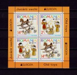 RO 2015 ,LP 2063a ,&quot;Europa 2015-Jucarii vechi&quot;, bloc 2 serii/colita 624 II ,MNH