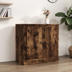 vidaXL Servantă, stejar afumat, 70x35,5x67,5 cm, lemn prelucrat