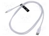 Cablu USB 2.0 VENTION Apple Lightning și USB C, 1m, nichelat
