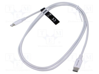 Cablu USB 2.0 VENTION Apple Lightning și USB C, 1m, nichelat foto