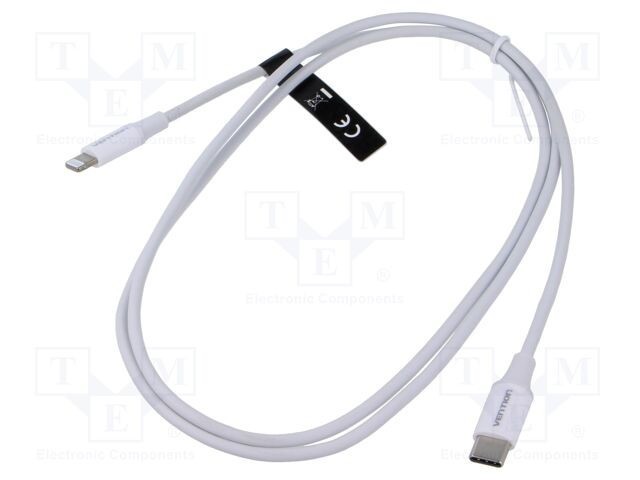 Cablu USB 2.0 VENTION Apple Lightning și USB C, 1m, nichelat