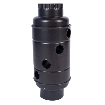 Burlan recuperator caldura, rotund, 130 mm, Gri mat FarmGarden AgroTrade foto