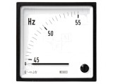 Aparat de măsură frecvență analog montare panou 250V 45-55Hz