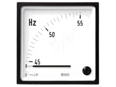 Aparat de măsură frecvență analog montare panou 250V 45-55Hz