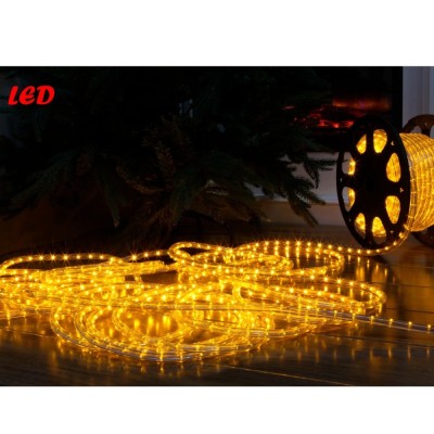 Cablu luminos LED Hoff, D 11 mm, galben foto