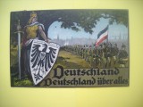 HOPCT 510 T DEUTSCHLAND UBER ALLES !! PROPAGANDA MILITARA -CRUCEA ROSIE - IN 1914 -GERMANIA -EUROPA --CIRCULATA