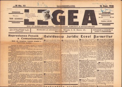HST Z209 Ziar Legea 53/1936 foto
