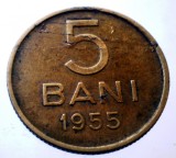 Moneda 5 Bani 1955 RPR Romania KM#83.2 Cu-Ni-Zn 20mm