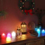 Cumpara ieftin Lum&acirc;nări pastile electrice fără flacără cu LED 50 buc. colorate