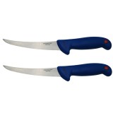 Set doua cutite de filetat IdeallStore&reg;, Chef&#039;s Blade, otel inoxidabil, 30 cm, albastru