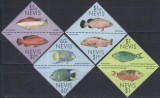 Timbre cu pești din Nevis