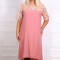 Rochie Eleganta Ligia Roze - 56Marimea