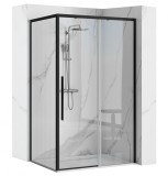 Cabina de dus SOLAR BLACK MAT 100x80cm