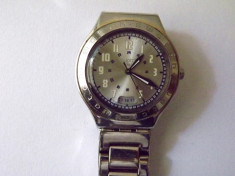 Ceas Swatch Irony, original, barbatesc, otel foto