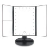 Oglinda cu organizator Superstar cu LED, 24 x LED, 23 x 18 cm, Negru, General