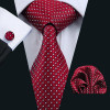 Set cravata + batista + butoni - matase - model 588, B&amp;w