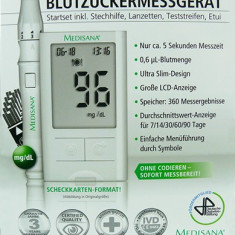 Glucometru Medisana MediTouch 79025,Ecran LCD ,360 Sloturi de Memorie
