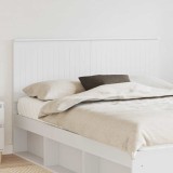 VidaXL Tăblie cap cu headboard Alb 150 cm Lemn compozit 887747